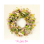 Floral Easter Wreath