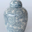 Blue Swirl Ginger Jar