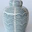 Blue & White Fern Ginger Jar