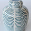 Blue & White Fern Ginger Jar