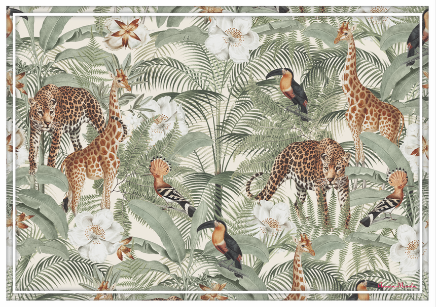 African Safari Vinyl Placemats