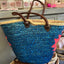 Handwoven Sequin Beach Basket - Mermaid