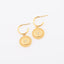 Gold Star Hoop earrings