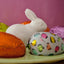 White Bunny & Green Egg Plate