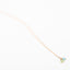 Long Gold Gemstone necklace - Blue Topaz and Green Chalcedony